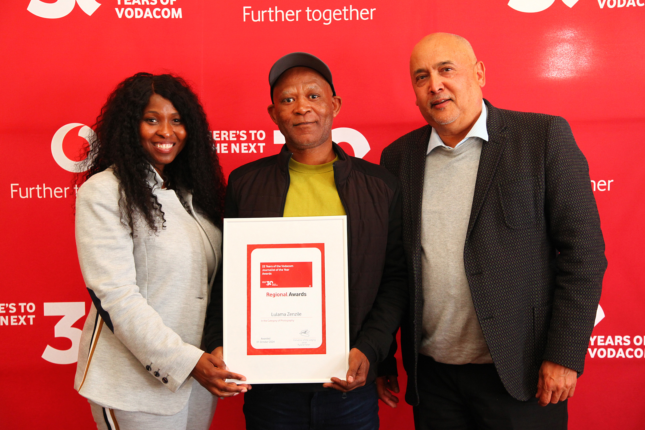 Gqeberha regional winners for the 2024 Vodacom Journalist of the Year Awards