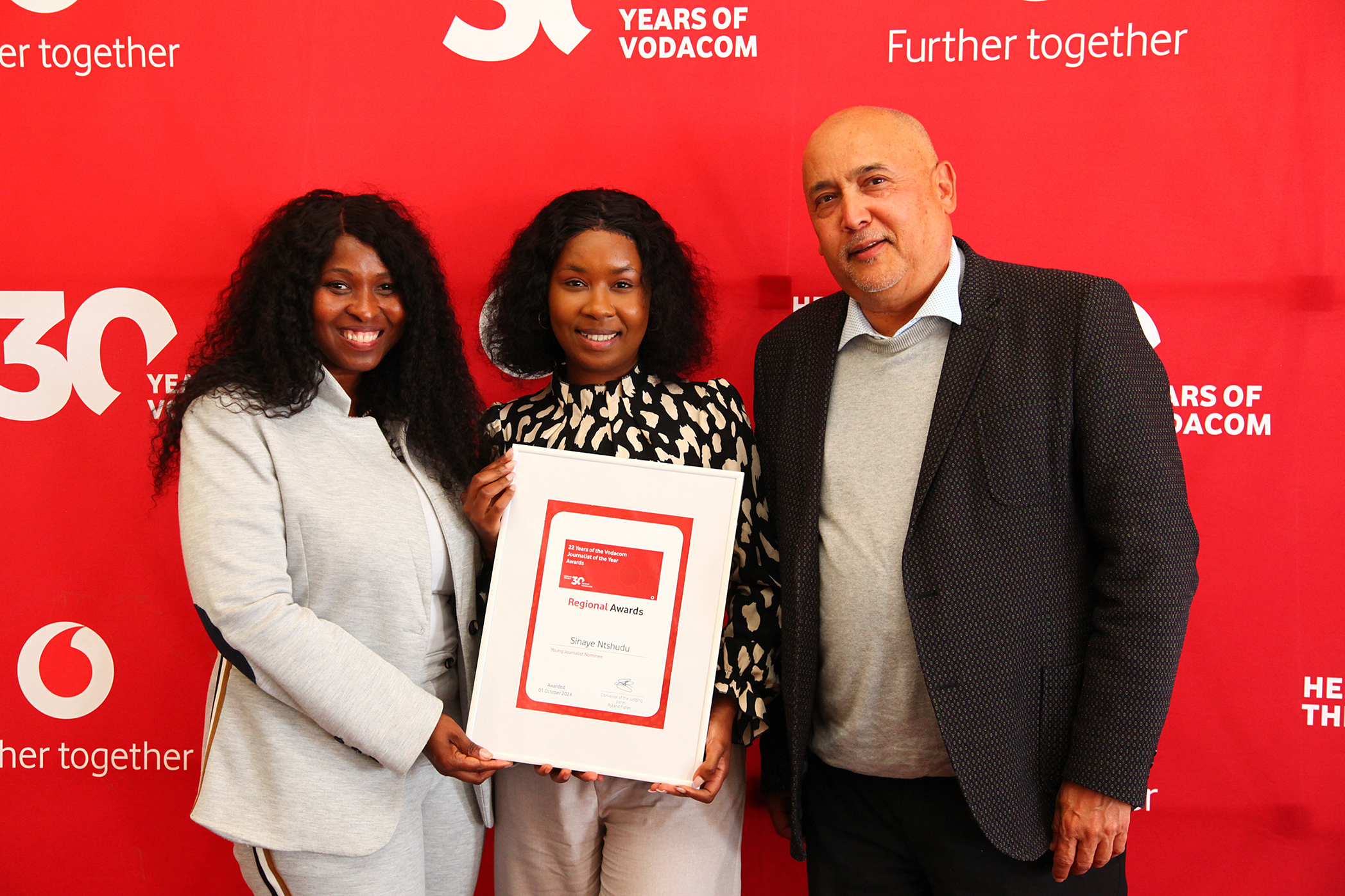 Gqeberha regional winners for the 2024 Vodacom Journalist of the Year Awards