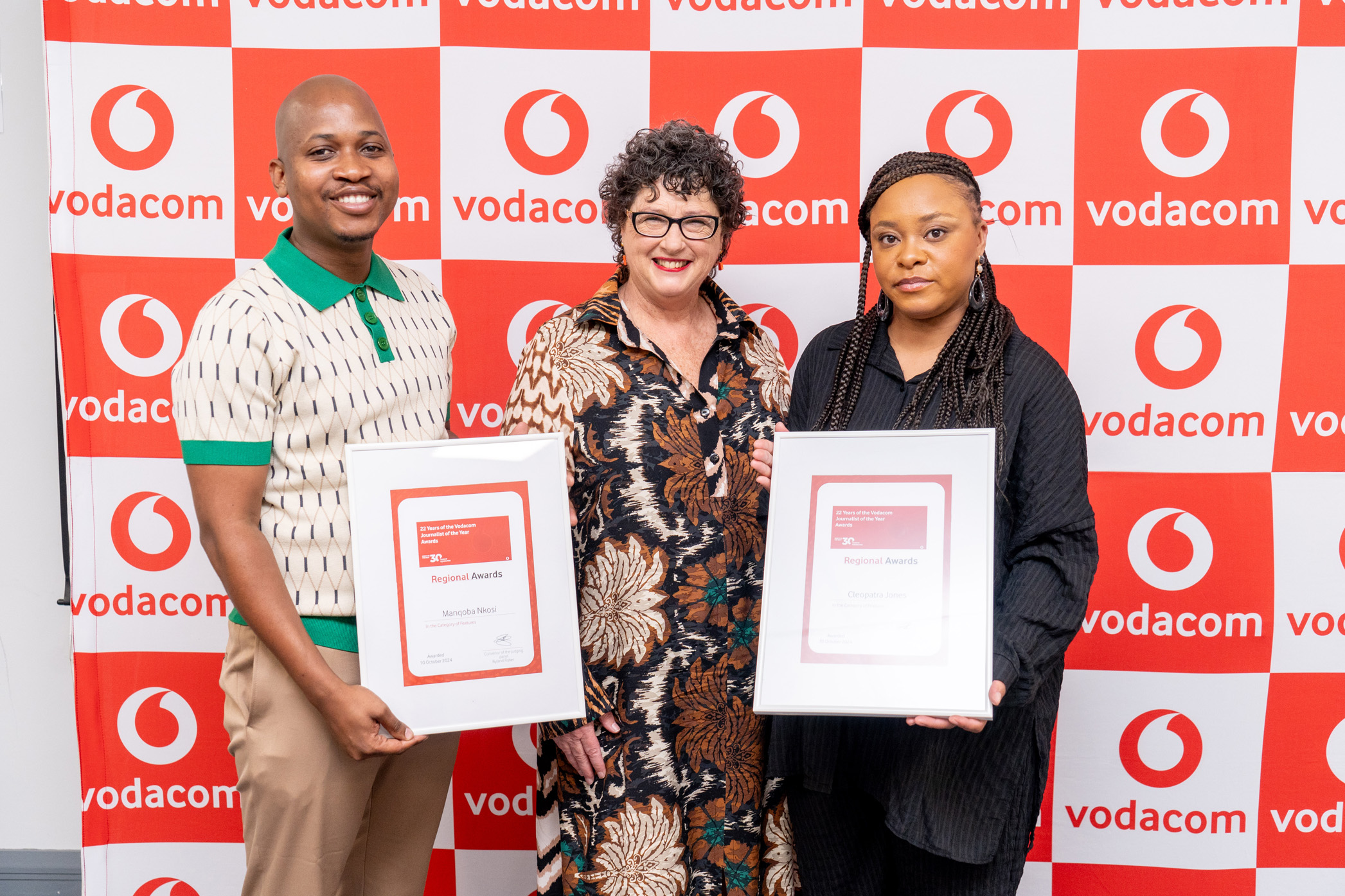 Gauteng regional winners for the 2024 Vodacom Journalist of the Year Awards announced