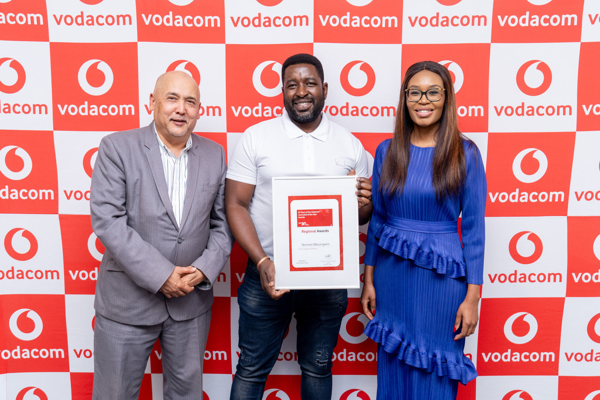 Gauteng regional winners for the 2024 Vodacom Journalist of the Year Awards announced