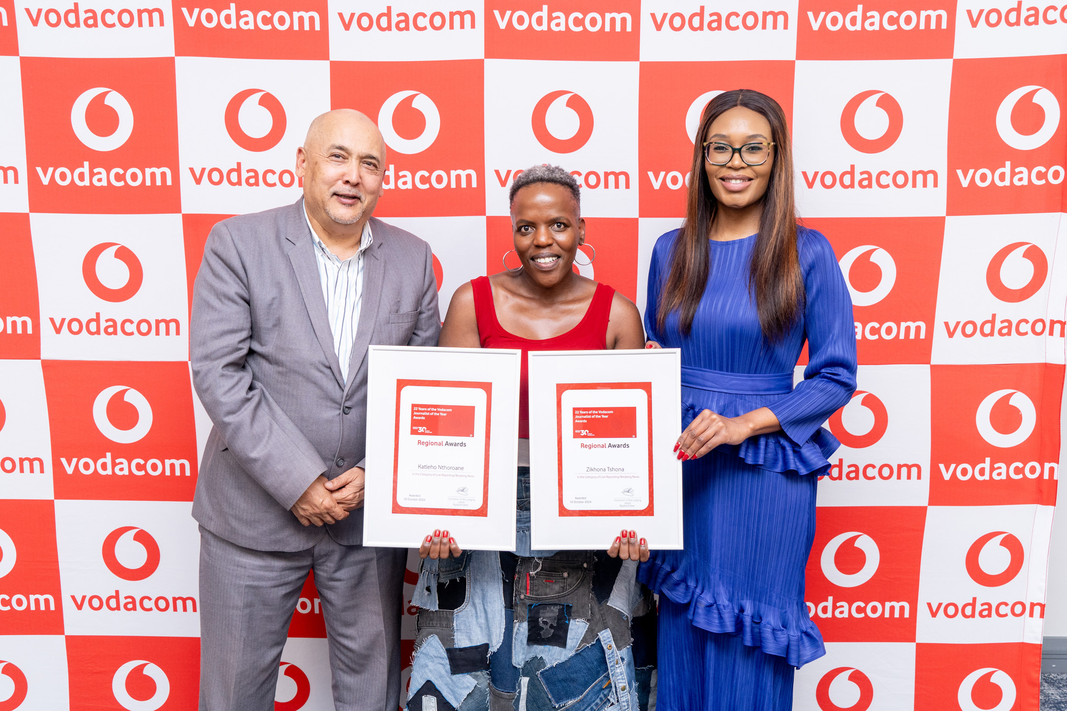 Gauteng regional winners for the 2024 Vodacom Journalist of the Year Awards announced