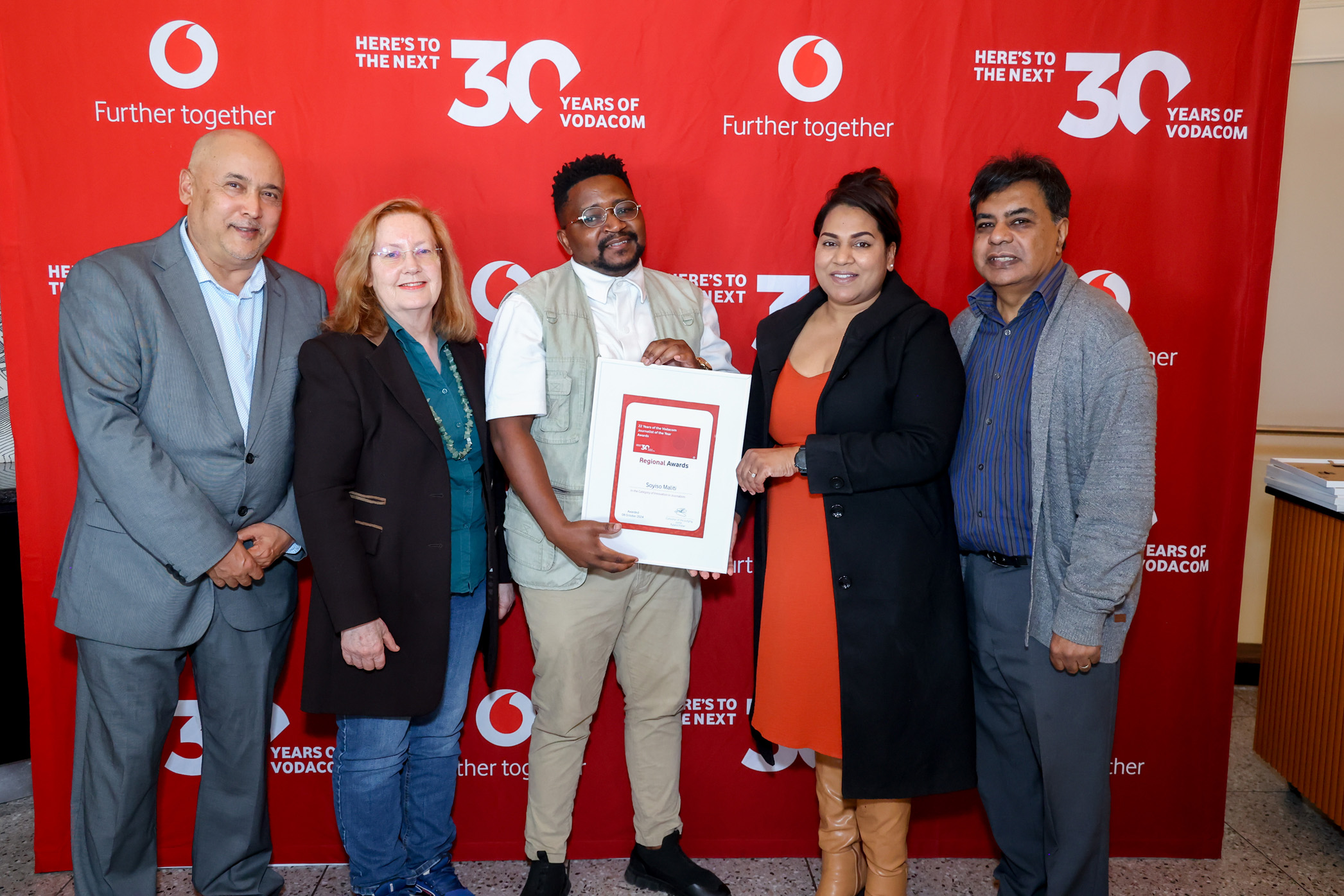 KwaZulu-Natal and Mpumalanga regional winners for the 2024 Vodacom Journalist of the Year Awards announced