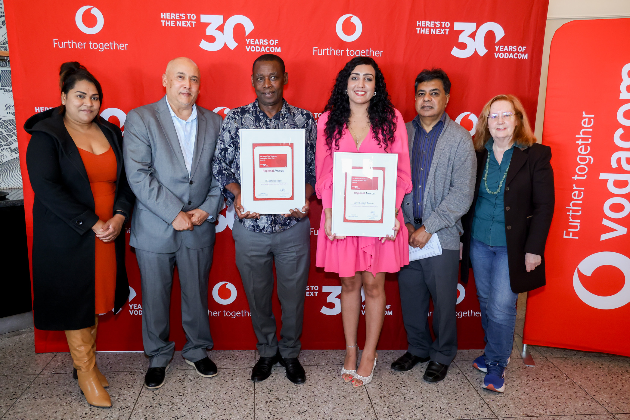 KwaZulu-Natal and Mpumalanga regional winners for the 2024 Vodacom Journalist of the Year Awards announced