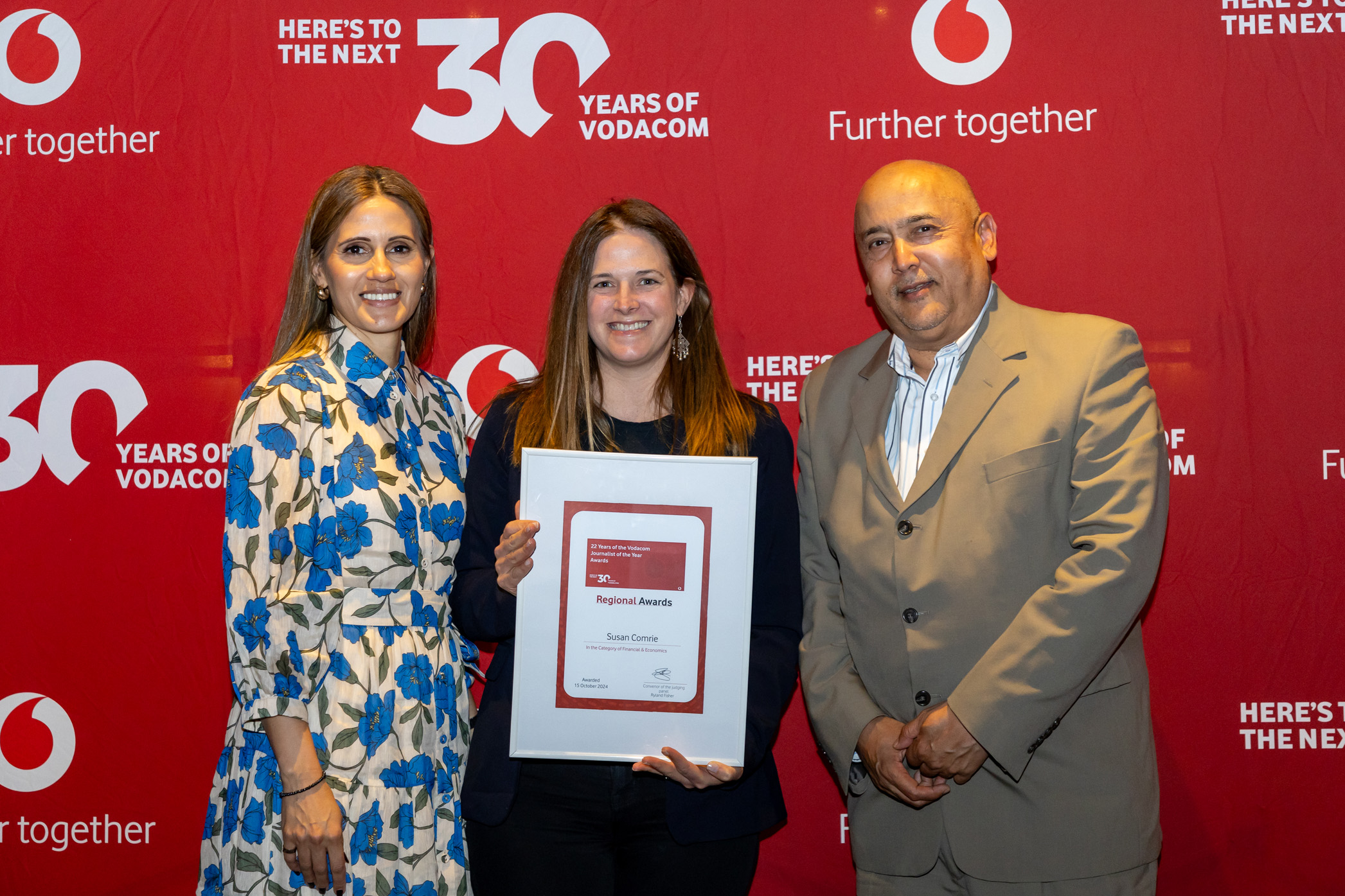 Western Cape regional winners for the 2024 Vodacom Journalist of the Year Awards announced