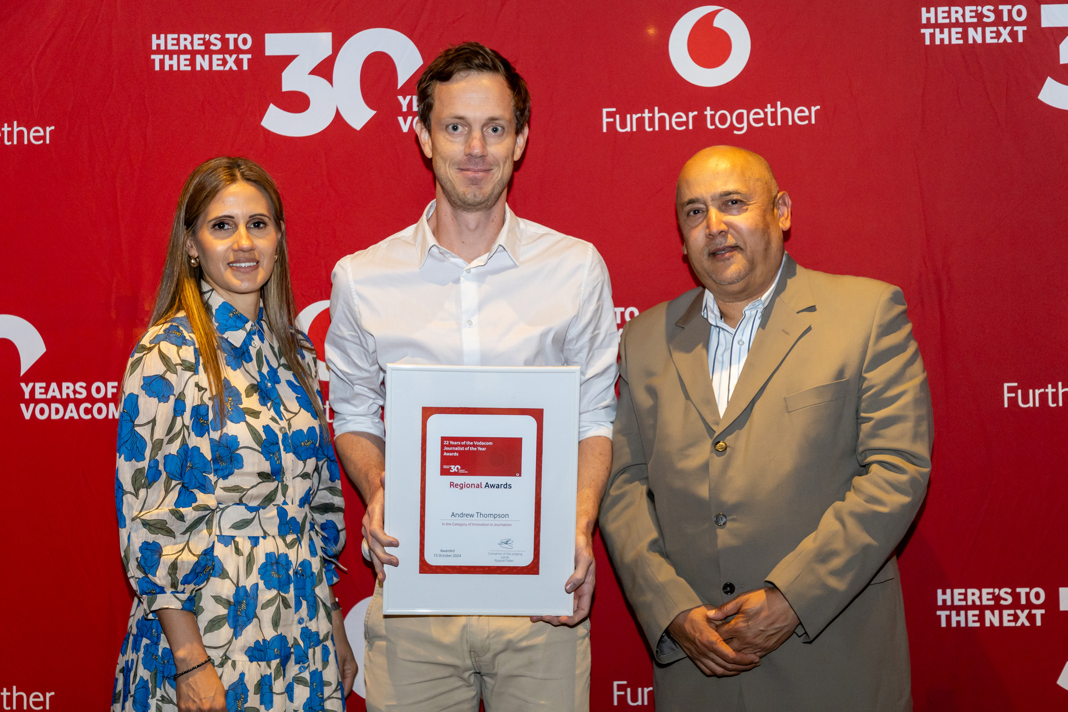 Western Cape regional winners for the 2024 Vodacom Journalist of the Year Awards announced