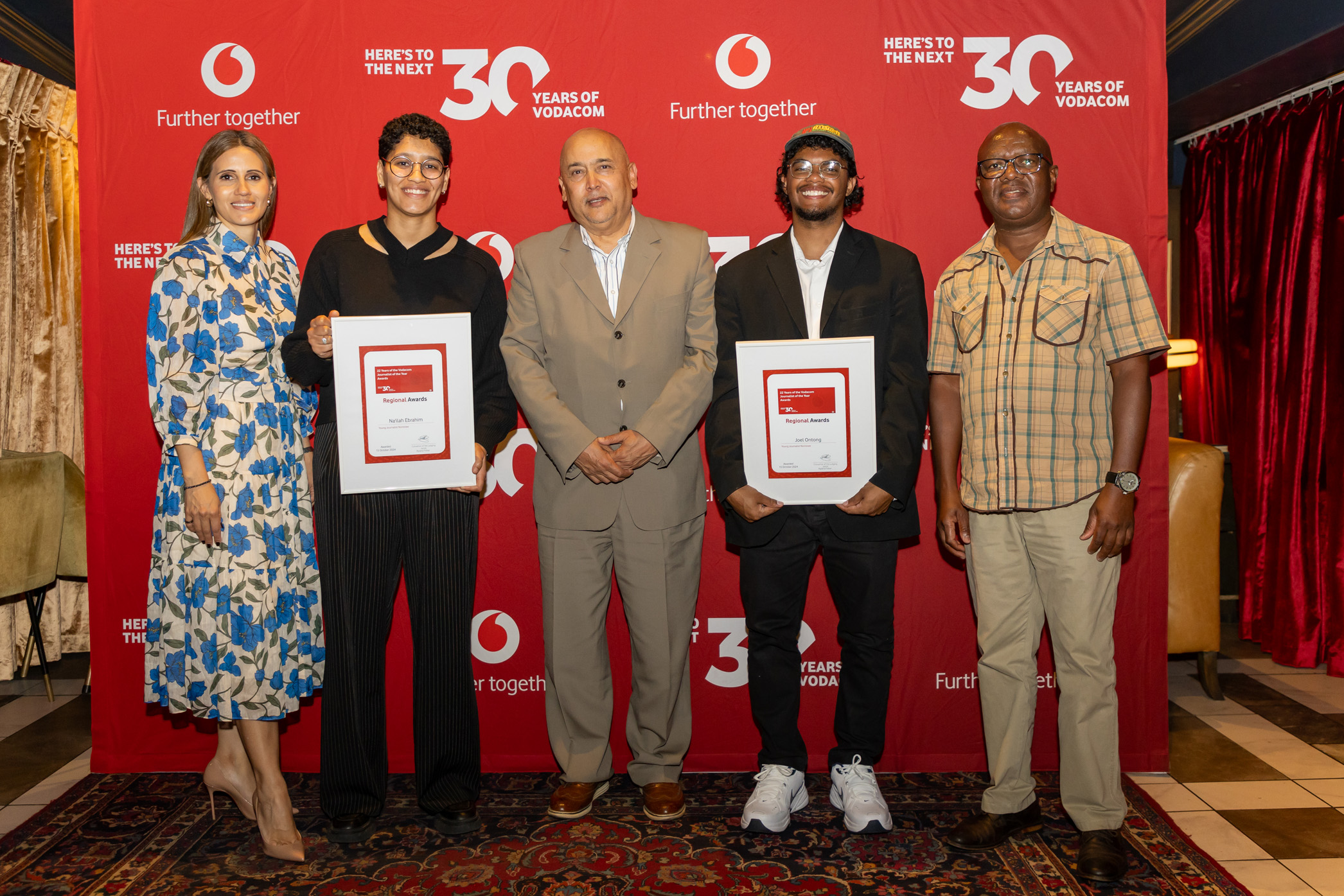 Western Cape regional winners for the 2024 Vodacom Journalist of the Year Awards announced